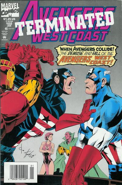 Cover of Avengers West Coast #102