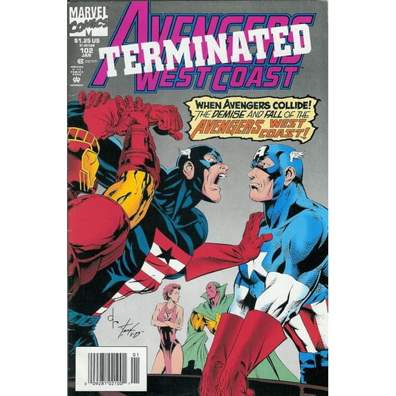 Avengers West Coast #102 (Newsstand) VF ; Marvel Comic Book
