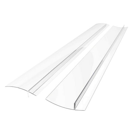 

15pcs Stove Counter Cover Silicone Cooktop Crack Sealed Strip Heat Resistant Kitchen Stovetop Protector Clear 21inch