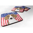 thumbnail image 1 of Posavasos de Espuma Caroline's Treasures BB2169FC Bandera Americana Beagle Juego de 4, 1 of 1