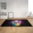 thumbnail image 2 of Hippie Border Collie Portrait oil painting Watercolor Tie-dye Vintage Indoor Rug Borders Dog Lovers Gifts Idea Carpet Living Bed Room Sofa Home Decor - 00015, 2 of 5