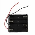 thumbnail image 1 of Shengyu Plastic Battery Storage Case Box Holder Cells for 4x AAA Battery With Wire Leads Cable Line, 1 of 1