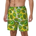 thumbnail image 2 of Balery Watercolor Kiwi Fruits Summer Mens Swim Trunks Swim Shorts for Men Quick Dry Inseam Beach Shorts with Compression Liner Pocket-3X-Large, 2 of 9