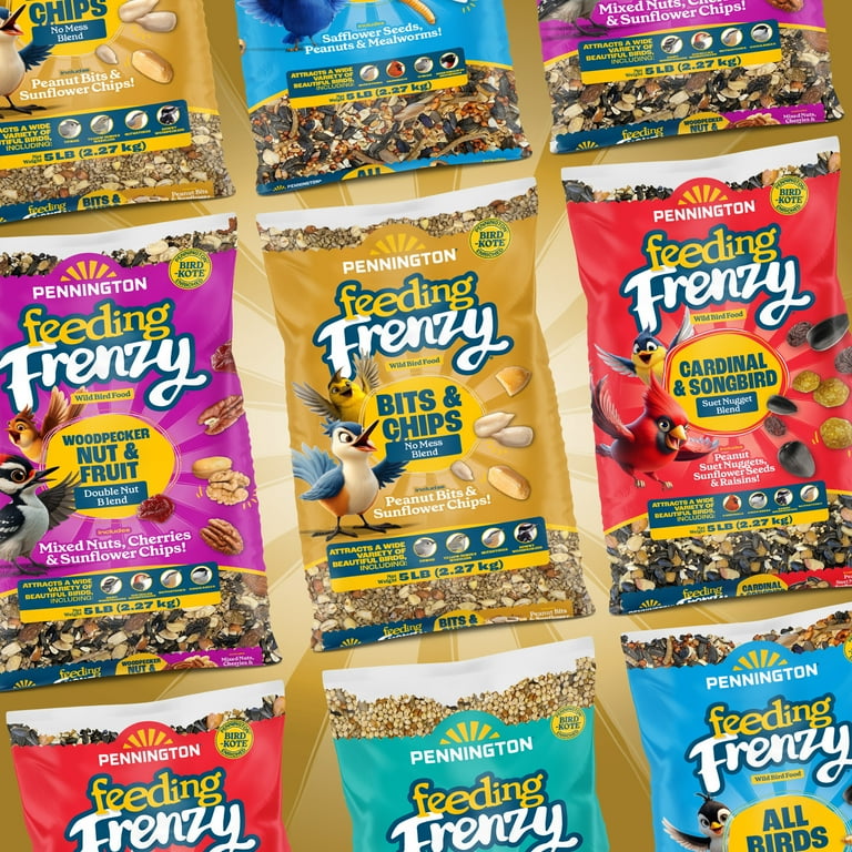 Pennington® Feeding Frenzy® Bits & Chips Bird Food, Waste Free