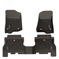 Advent All Weather Floor Mats Compatible with 2018-2023 Jeep Wrangler JL Vehicles