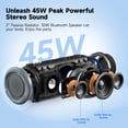 thumbnail image 2 of Altavoz Bluetooth TAZATA Portátil 30W IPX7 Resistente al Agua, 2 of 9