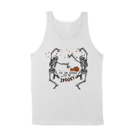 Spooky Tis the Season Tank Top Unisex Large White