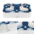 thumbnail image 4 of Easter PU Leather Jewelry Box with Removable Compartment and Necklace Holder - Portable Jewelry Display Case for Jewelry Boxes, 4 of 6