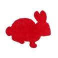 thumbnail image 2 of BotaniNest Easter Bunny Plush Cotton Rug Spring Rabbit Floor Mats Bath Rugs For Bedroom Living Room Home Decor, 2 of 4