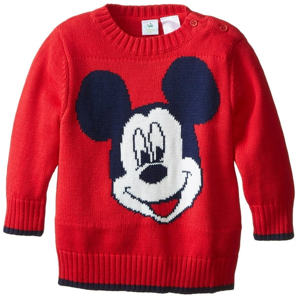 Disney Mickey Mouse Newborn/ Infant/ Toddler Boys' Sweater Red 