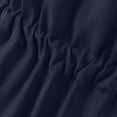 thumbnail image 4 of Ayolanni Short Sleeve Spring Dresses for Women Solid Elastic Waist Crew Neck Midi A-Line Dress Swing Modest Cotton Linen Casual Daily Sundress with Pockets Blue XXXXXL, 4 of 8