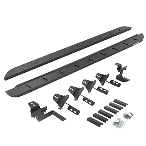 Go Rhino 63450568SPC RB10 Slim Line Running Boards with Mounting Brackets Kit For Jeep 18 Wrangler JK, Jeep 07-17 Wrangler Fits select: 2008,2015-2018 JEEP WRANGLER UNLIMITED