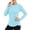 Blue, variant on Long Sleeve Sun T Shirt Breathable Wicking Athletic Workout Top for Running Swimming Rayon Long Sleeve Shirt Women Casual Women T Shirt Shirt Pack for Women Women T Shirts Casual T Shirts Womens