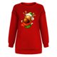 thumbnail image 3 of Blusa de sudadera informal con estampado suelto y mangas caídas navideñas con cuello redondo para mujer Fridja FKASFK1896, 3 of 3