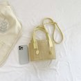 thumbnail image 3 of Bolso cruzado de moda para mujer, bolsos de paja ligeros para regalo (amarillo) Ehuebsd Para Estrenar, 3 of 9