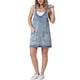 thumbnail image 2 of INSPIRAR CHIC Vestido de Mujer Overoles de Mezclilla Sueltos Casual Sin Mangas Vestidos Mini Azul Claro XL, 2 of 6