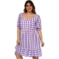 thumbnail image 2 of Vestido Roman Fashion Manga Bombacha Extra 4272 Lila Talla 36, 2 of 7