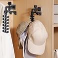 thumbnail image 1 of BAOPAI Robot Shape Wall Mounted Hook Rack with 12 Hooks for Hats and Accessories Storage No Drill Installation Multi Function Organizer for Home Office Use, 1 of 6