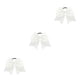 thumbnail image 1 of Qarigey Banda para el cabello grande Bowknot Elástico Adornos de goma Ajustable Snag Free Ponytail Holder Bobbles Seamless Scrunchies White Type1 NO1, 1 of 6