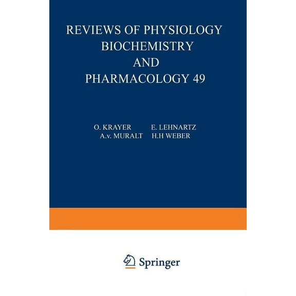 Ergebnisse Der Physiologie, Biologischen Ergebnisse Der Physiologie, Biologischen Chemie Und Experimentellen Pharmakologie, Book 49, (Paperback)