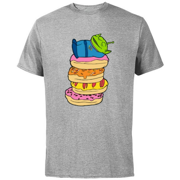 Disney and Pixar’s Toy Story Alien Donut Nap - Short Sleeve Cotton T-Shirt for Adults - Customized-Athletic Heather