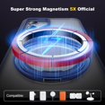 thumbnail image 4 of for Samsung Galaxy S24 Case with 360°Rotatable Magnetic Ring Stand, Compatible with Mag-Safe [Military Grade Drop Protection] Translucent Slim Phone Case for Samsung Galaxy S24,6.2",Blue, 4 of 14