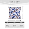 thumbnail image 4 of Haiem Butterflies1 Print Velvet Soft Solid Decorative Square Throw Pillow Covers Set with Elegant Piping Christmas Cushion Case for Sofa Bedroom Car-20"x20", 4 of 8