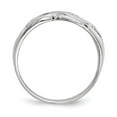 thumbnail image 7 of 925 Sterling Silver Rhodium-plated Polished Infinity Ring Size 6, 7 of 7
