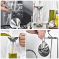 thumbnail image 6 of 2 Sets  Stainless Steel Funnel Kitchen Funnel Kitchen Filter with Brushes Kitchen Supplies, 6 of 6