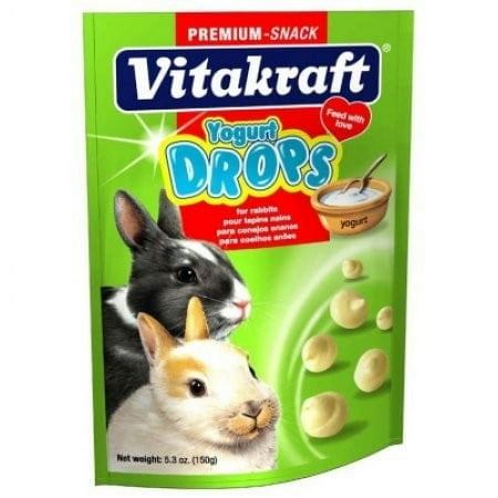 UPC: 0051233254449 | Vitakraft Drops with Yogurt Rabbit Treats 5.3 Oz