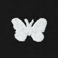 thumbnail image 2 of Dalix Lil Butterfly Cotton Tee Short Sleeve Soft Jersey Shirt Cute Womens in Black 2XL XX-Large, 2 of 5