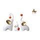thumbnail image 1 of Esculturas de elefantes, figuras de cerámica, estatuas de animales, adornos de escritorio familiares, artesanías únicas, adecuadas para regalar, decor, 1 of 8