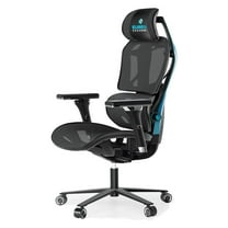 Eureka Ergonomic ERKGC05BL Typhon Hybrid Ergonomic Gaming Chair - Blue
