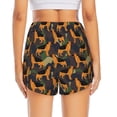 thumbnail image 2 of Lsque German Shepherd Dog Printed Women's Running Shorts with Liner Pockets,Elastic Quick Dry Workout Athletic Gym Yoga Shorts,Womens High Waist Shorts-Small, 2 of 9