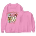 thumbnail image 5 of My Day Grinch Chandail en Molleton Femme Grande Taille Mode Décontractée Imprimé de Noël Manches Longues Col Rond Chandail Ample Chandails en Molleton Grinch Imprimé Chandails en Molleton, Rose/2TG, 5 of 5