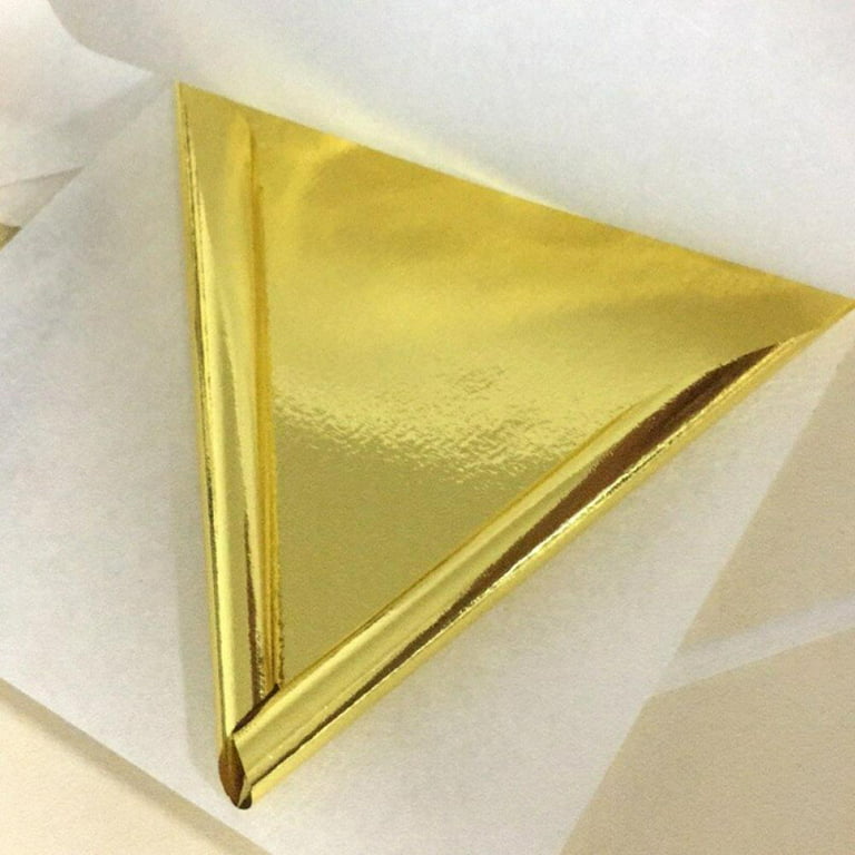 Gold Leaf Foil Sheet Champagne Gold Leaf Paper 3.3 x 3.1inch for Art  Decoration, Sculpture, Painting, Pack of 100 