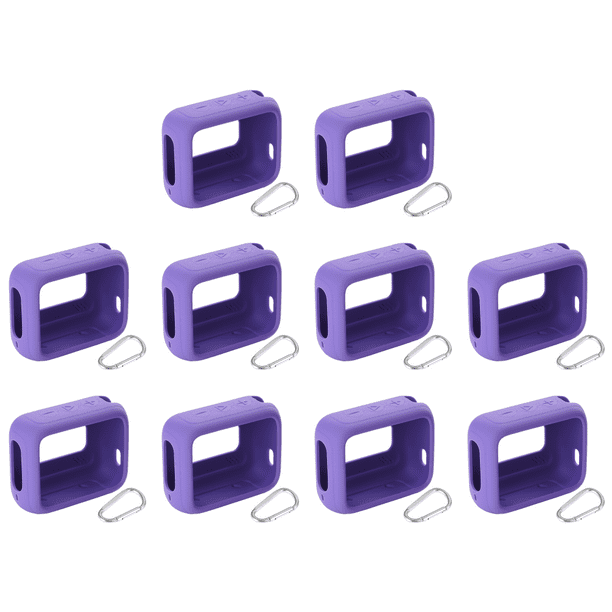Funda Protectora Silicona para Altavoz Anti Rasguños Con Mosquetón GO 4 () Morado