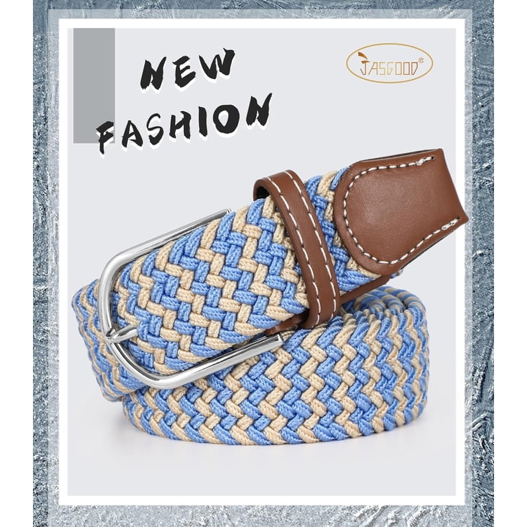 Braided Canvas Elastic Belt for Men and Women Stretch Woven  display picture 1