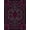 Plum Purple Black, Pattern 1, variant on ODIKA 8'x10' Washable Area Rug Non-Slip Chair-Friendly Mat Gothic Pink Academia Botanical Vine Motif Decorative Purple Flower for Dining Room, Large Office, Lounge