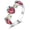 8, variant on JERWLI Strawberry Ring 925 Sterling Sliver Kawaii Fruit Rings Strawberry Jewelry Gifts Themed for Women Lover