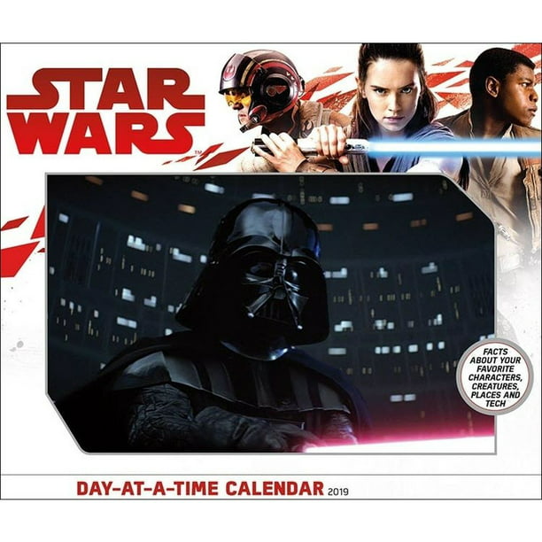 2019 Star Wars Saga Desk Calendar By Trends International