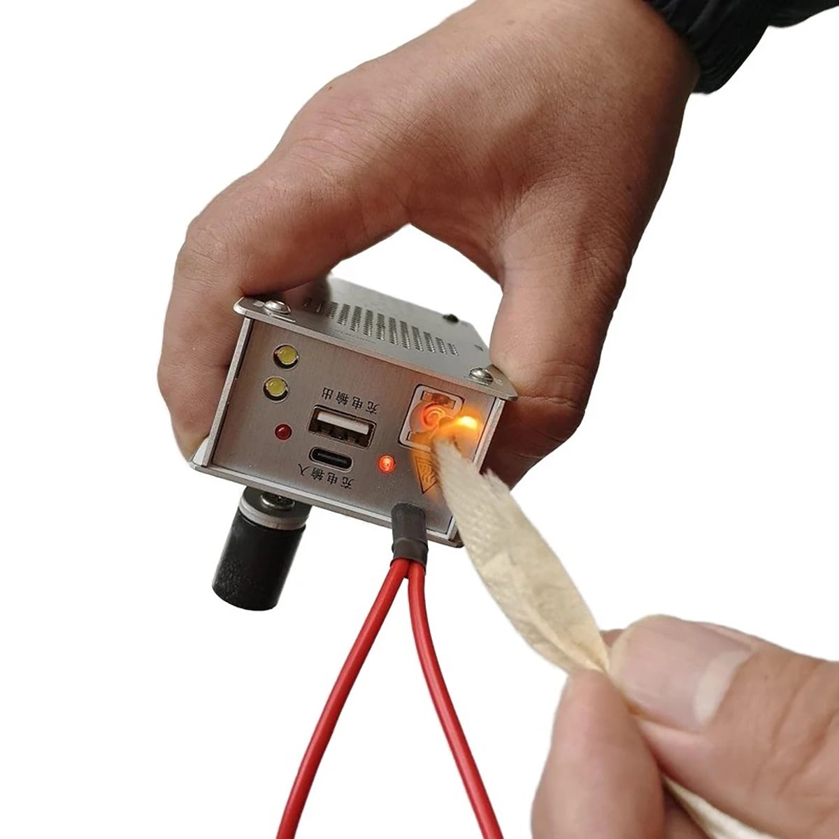 Hand Crank Generator 5 Volts  Phone Charger Portable Power Pack Outdoor Emergency Lighting Radio