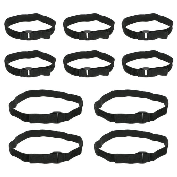 Leifggao 10Pcs Reusable Fastening Cable Straps Non Elastic Cinch Straps Cords Storage Straps Organizer
