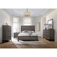thumbnail image 2 of Coaster Watson 4 Piece Queen Panel Bedroom Set in Gray Oak and Black, 2 of 5
