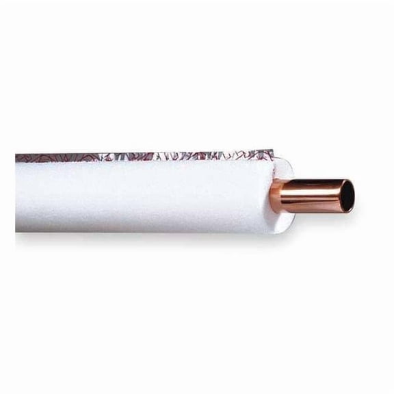 Tubolit Pipe Insulation, 1-5/8" OD, 6 ft. L, Polyethylene, 1/2 in Wall WPS15812