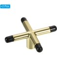 thumbnail image 3 of LoonWear Billiard Bridge Head Cross Pool Cue Stick Bridge Screw-On Metal Billiard Accessories with Rubber Sleeves for Pool Table, 3 of 4