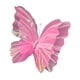 thumbnail image 5 of Decoración de mariposas artificial 3D Arte Arte de novedad Fotografía de artesanía de fiesta para el dormitorio Celebraciones de inauguración Banquete Rosa, 5 of 8