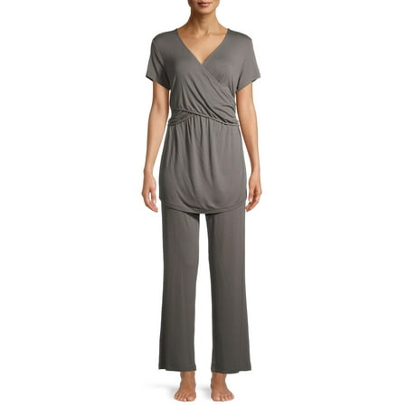 

Maternity Nurture by Lamaze 2-Piece Nursing Short Sleeve Pants Set - Available in Plus Sizes