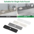 thumbnail image 3 of Czcpp-tapis de Robinet de Cuisine, Protection contre les Éclaboussures derrière le Robinet 24 x 5.5 Pouces, Poignée de Robinet Toovem Attrape-Gouttes, Tapis de Robinet en Silicone Plus Long, Porte-Éponge à Savon pour Salle de Bain, Ferme et Véhicule Récréatif, 3 of 4