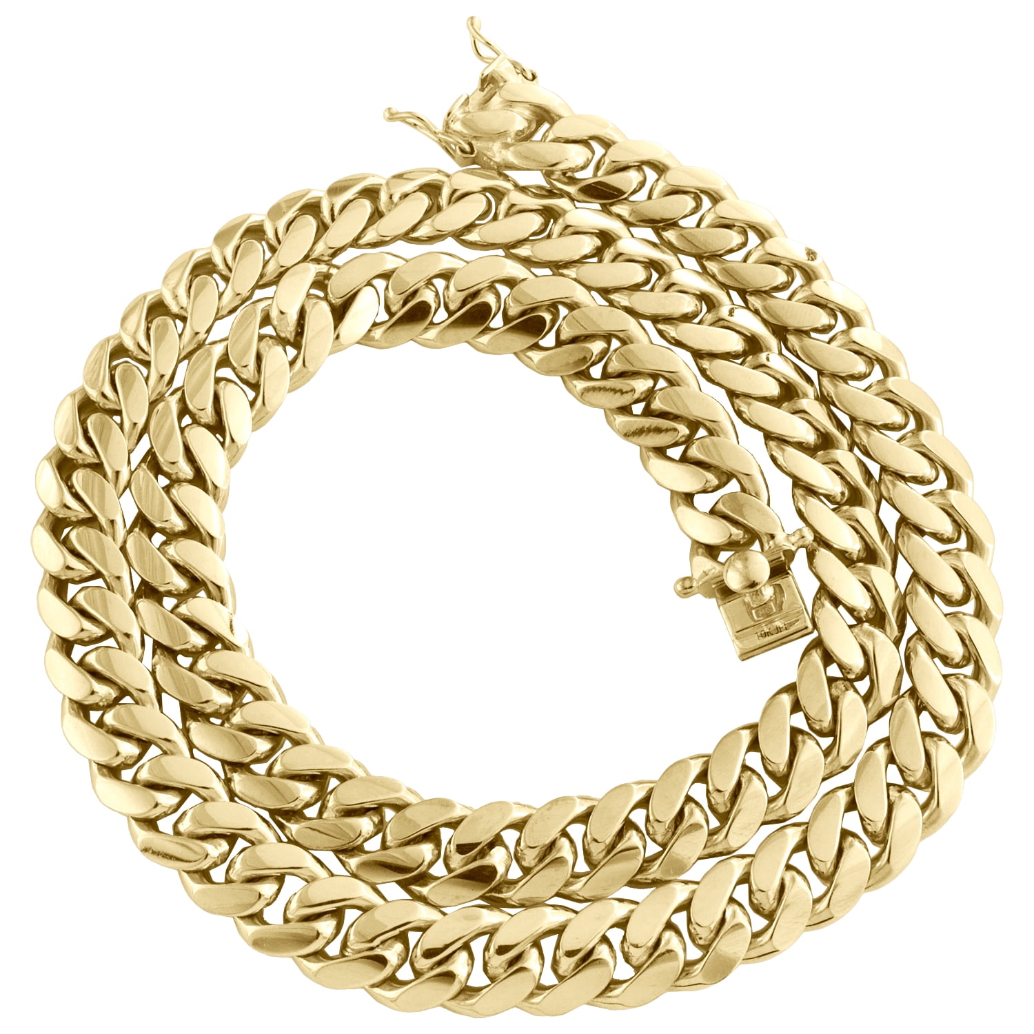 Solid Miami Cuban Link Chain Box 